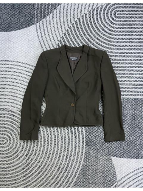 GIORGIO ARMANI Vintage Giorgio Armani Single Button Cropped Blazer Jacket