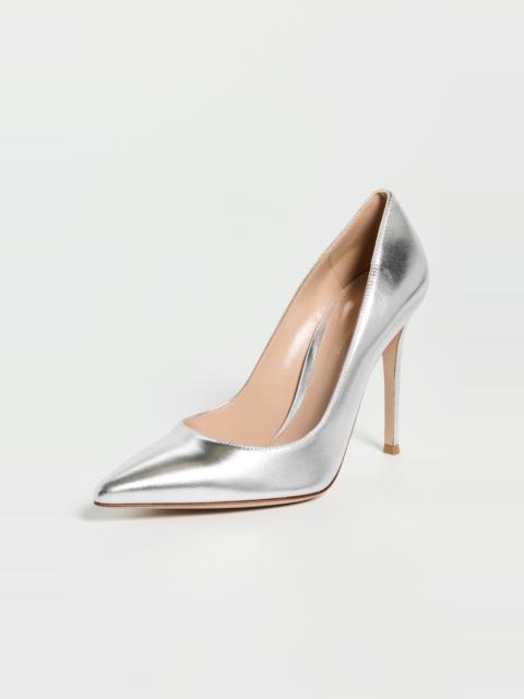 Gianvito Rossi Nappa Silk Heels