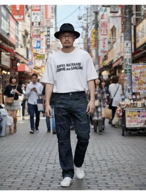 Comme Des Garçons JUNYA WATANABE MANxCOMME DES GARCONS Fringe Patchwork Denim