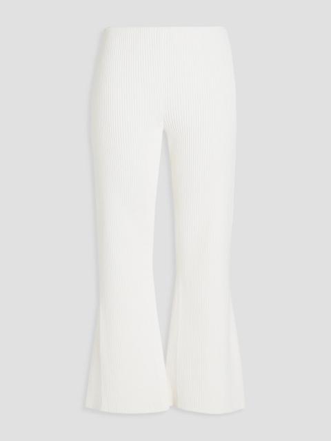 Proenza Schouler Ribbed-knit kick-flare pants