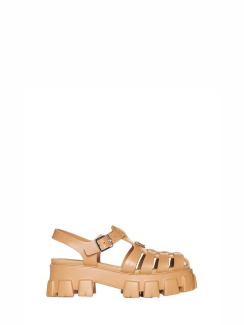 Prada Prada Calzature Women Monolith Rubber Sandals