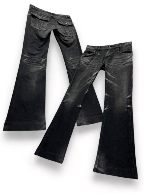 Other Designers Japanese Brand - 90’s MICHEL KLEIN HOMME Stretch Denim Punk Whiskered Flare💥