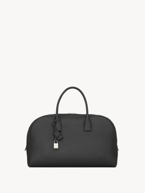 SAINT LAURENT SMALL BOWLING DUFFLE IN GRAINED LEATHER