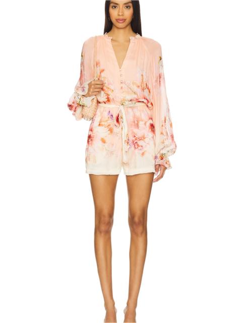 HEMANT & NANDITA Romper With Tie Belt