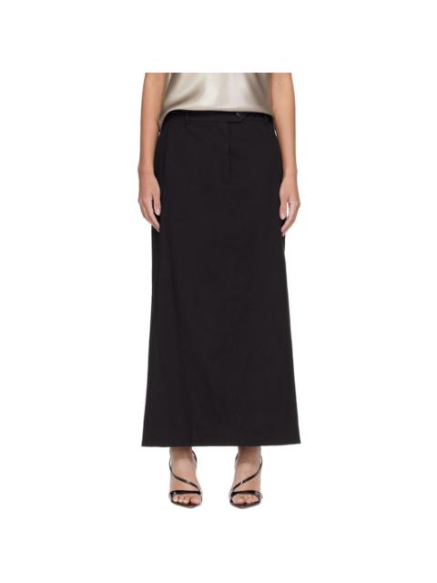 BOSS Black Slit Midi Skirt