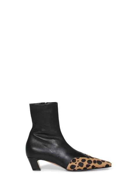 KHAITE Black nappa Nevada Stretch Low ankle boots