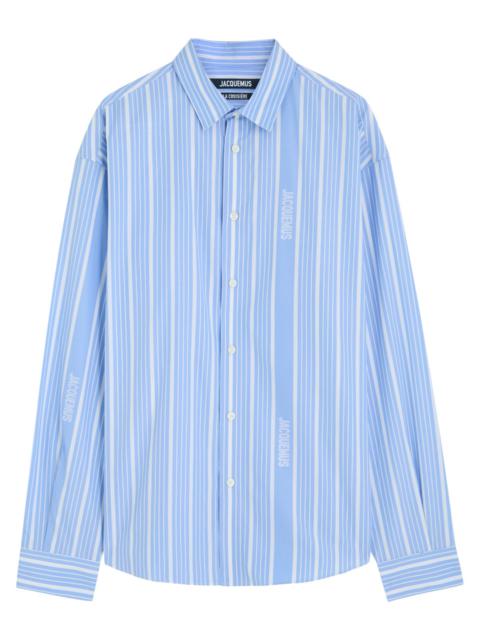 Jacquemus La Chemise Simon Printed Woven Shirt