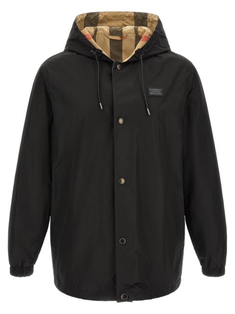 Burberry Burberry Men 'Elmhurst' Hooded Reversible Jacket