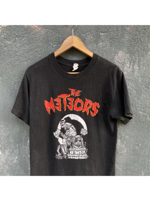 Other Designers Thrashed Faded Vintage The Meteors Punk Rock Band tee