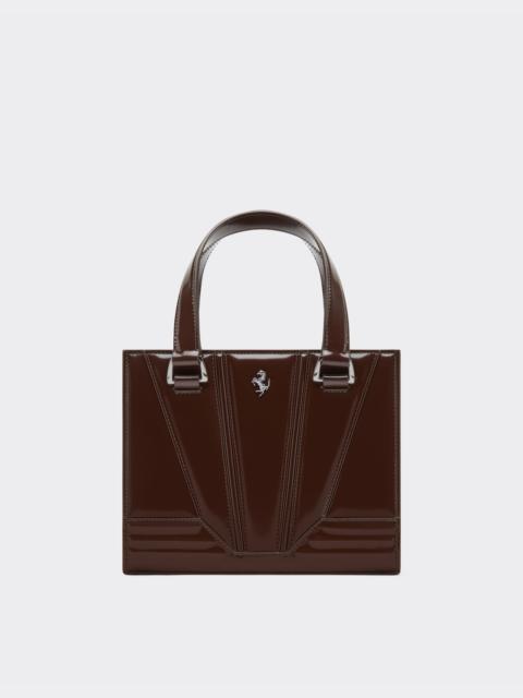 Ferrari Ferrari GT mini tote bag in glossy leather