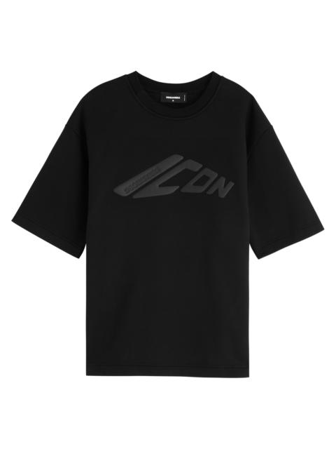 Icon logo-appliquéd jersey T-shirt