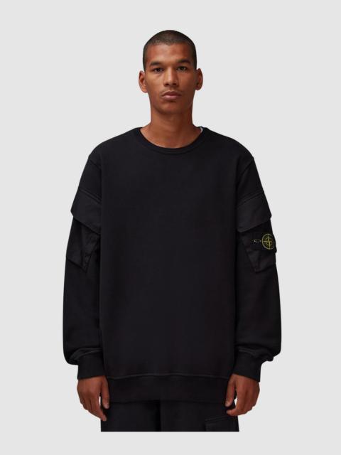Stone Island Garment dyed pocket sweater