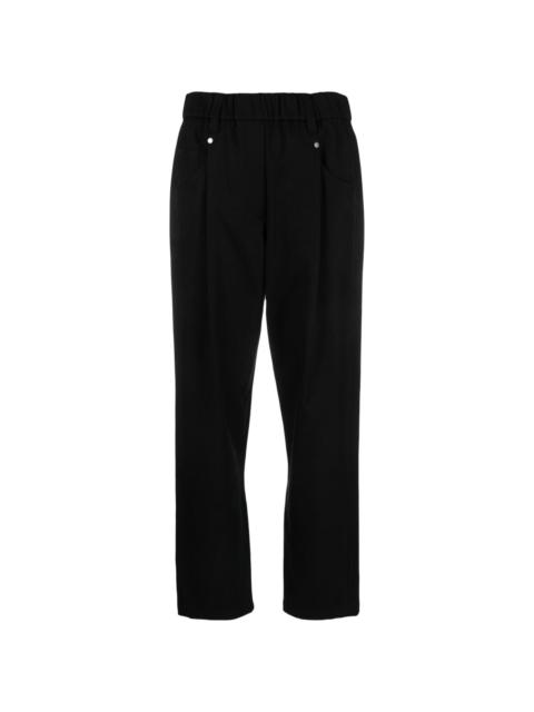Brunello Cucinelli cropped straight-leg trousers