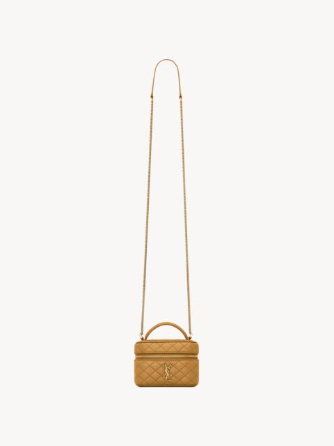 SAINT LAURENT GABY MICRO VANITY BAG IN LAMBSKIN
