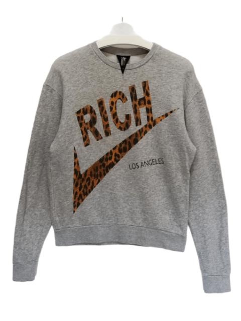 Other Designers JOYRICH Los Angeles Leopard Design Crewneck