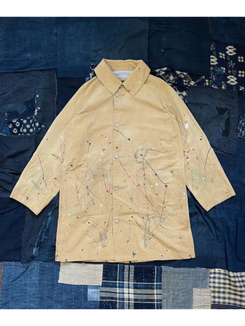 VISVIM 18AW ICT GREASE MONKEY COAT ink-splashed jacket windbreaker