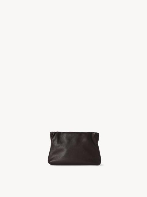 The Row Bourse Clutch Bag in Leather