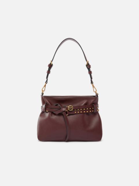 PINKO BELT BAG MINI SMALL SHOULDER BAG IN LEATHER