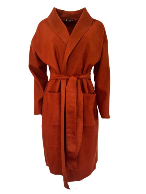 Other Designers Cotton Blend Belted Trench Coat