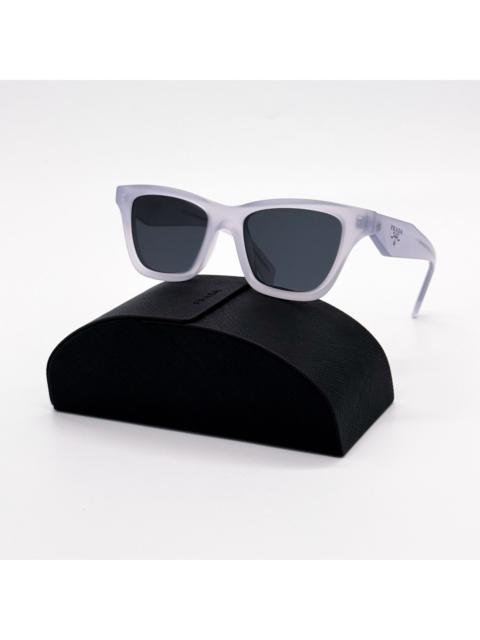 Prada New Prada PR C07S Gray Silver Sunglasses PRC07S 22G08Z