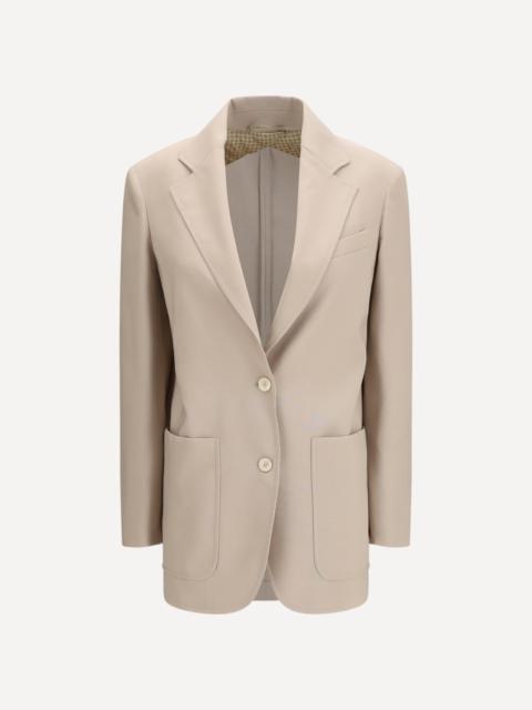 Max Mara Single-breasted wool-blend Blazer