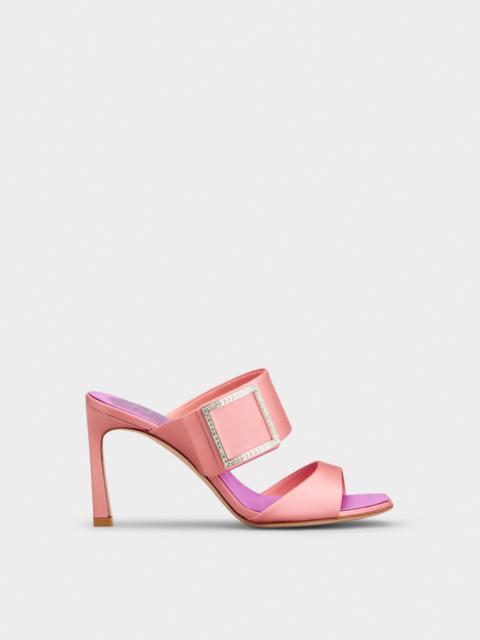 Roger Vivier Trompette Mules in satin