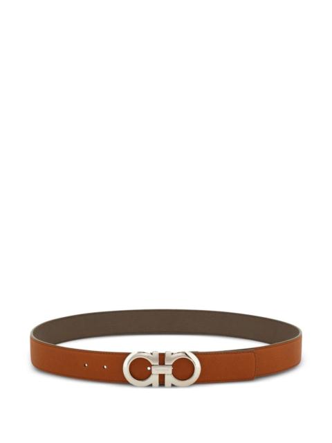 FERRAGAMO Ferragamo Men Gancini Leather Belt
