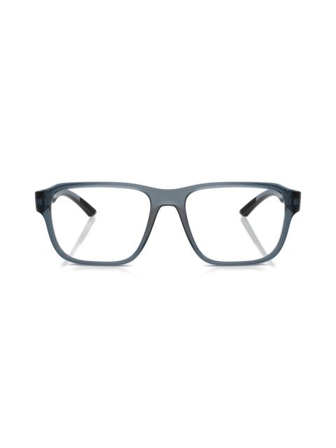 Prada Prada Linea Rossa 54mm Irregular Optical Glasses in Azure at Nordstrom