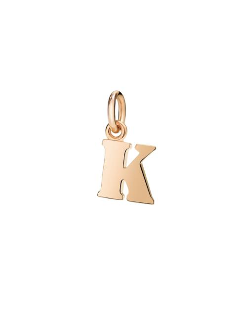 DoDo ROSE GOLD LETTER K CHARM