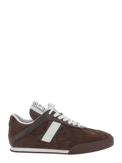 Chloé Chloé Women Brown Low Top Sneakers With Logo Patch On The Tongue In Suede For Women