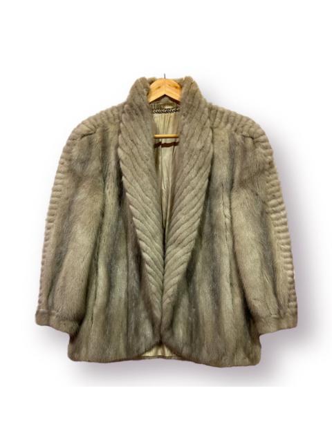 Other Designers Vintage - 🔥 mink fur open fur jacket saga style