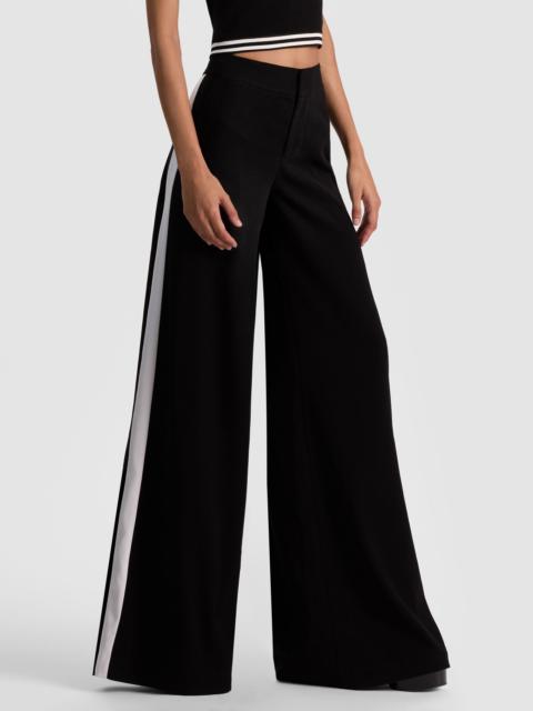 Alice + Olivia NESSI TROUSER WITH SIDE STRIPE