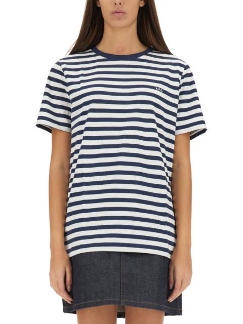 A.P.C. A.P.C. Women Striped T-Shirt