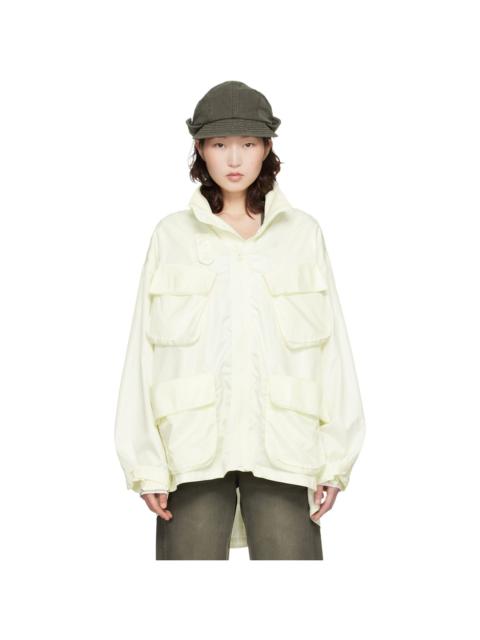 OPEN YY Yellow Cargo Pocket Wind Jacket