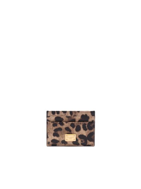 Dolce & Gabbana Leopard Print Card Holder