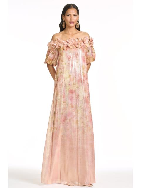 SACHIN & BABI VALENTINA GOWN - SUNSET GARDEN