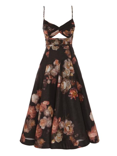 Zimmermann HYPNOTIC TWIST MIDI DRESS