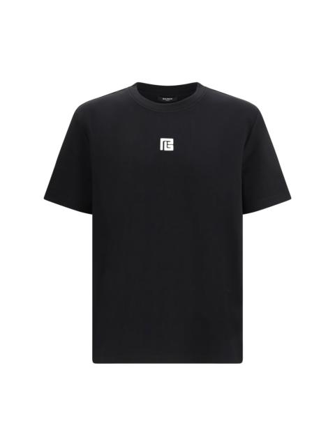 Balmain Balmain Men Small Pb Logo T-Shirt - Reg Fit