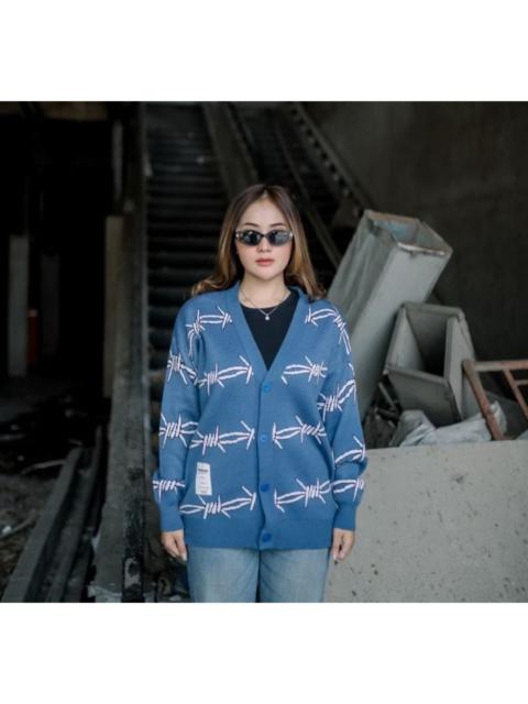 Archival Clothing - Blue Japanese style harajuku knitwear