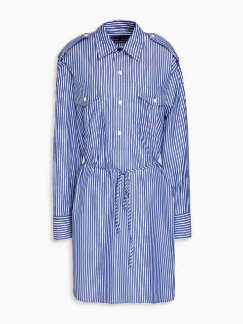 rag & bone Nadine striped poplin mini shirt dress