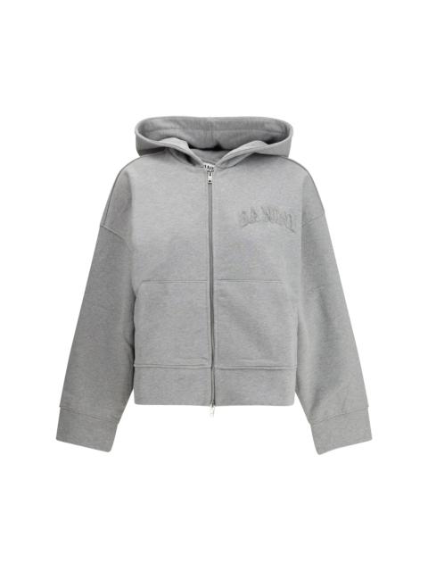 GANNI Ganni Women Two-Way Zip Hoodie