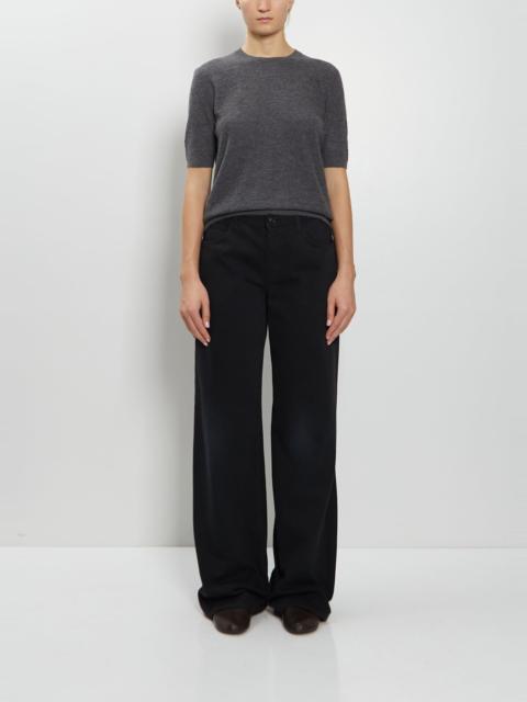 The Row Eglitta Cotton Jean — Black