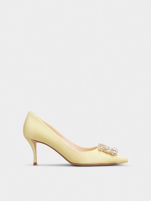 Roger Vivier Efflorescence Pumps in satin