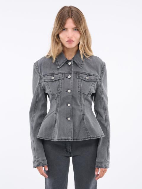 MAGDA BUTRYM Denim Peplum Jacket