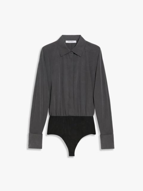 TEMPO Silk bodysuit shirt