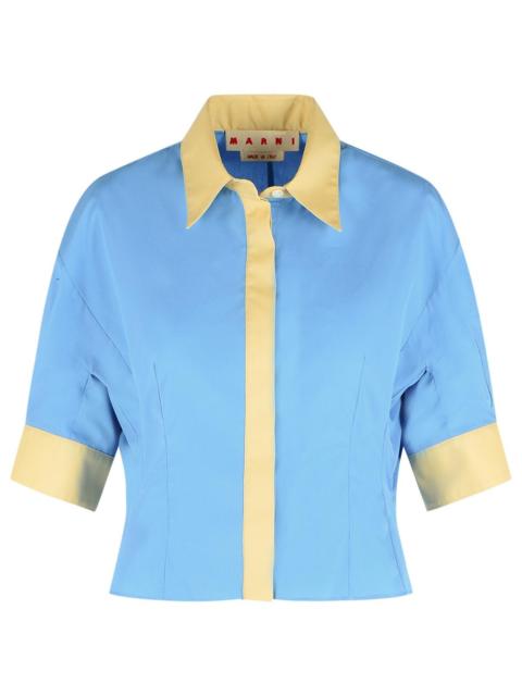 Marni Marni Light Blue Cotton Shirt