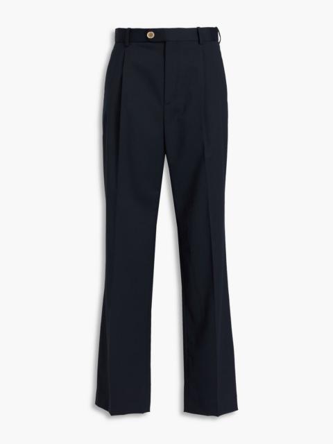 Sandro Twill wide-leg pants