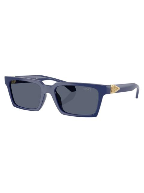 VERSACE Versace Dark Grey Rectangular Men's Sunglasses VE4490U 545087 55