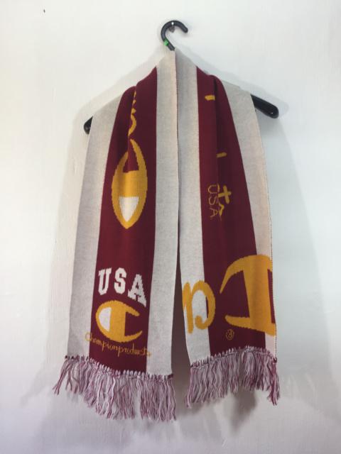 Other Designers Vintage - VTG CHAMPIONS SPELL OUT BIG LOGO SCARVE