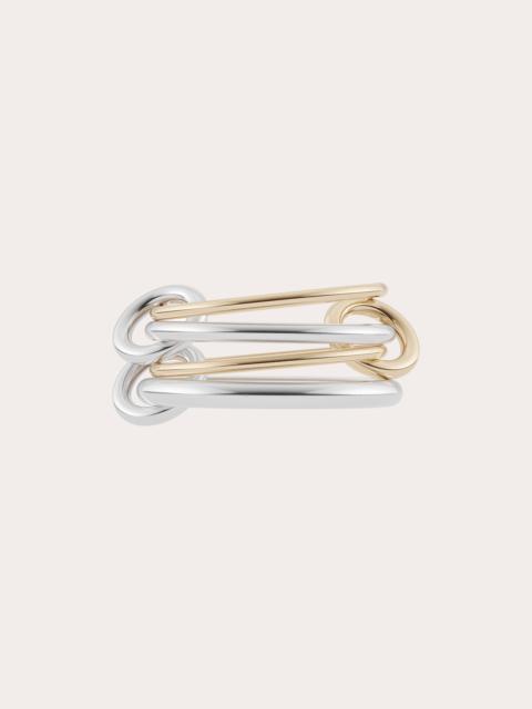 Spinelli Kilcollin Pisces 18K Gold Sterling Silver Linked Rings